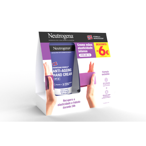 Neutrogena Pack Duplo Creme Mãos Anti-Idade Elasticidade Intensa 2x75ml