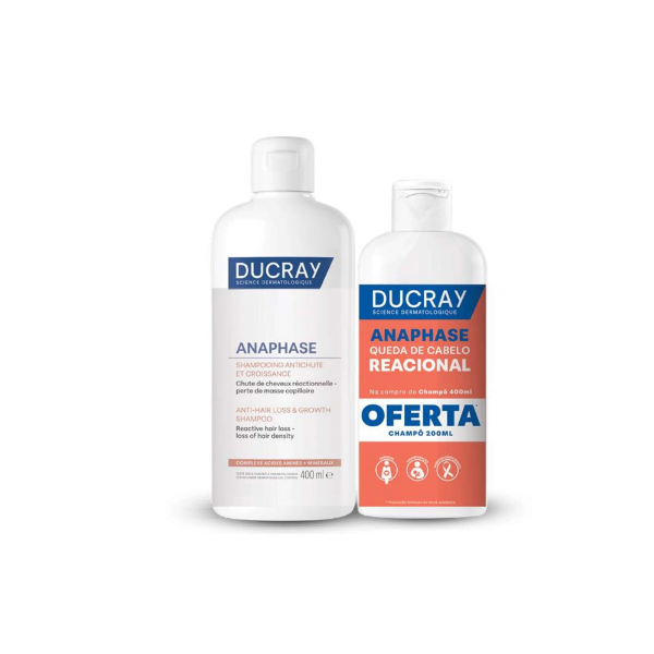 Ducray Pack Anaphase Champô Antiqueda Crescimento 400ml + OFERTA 200ml