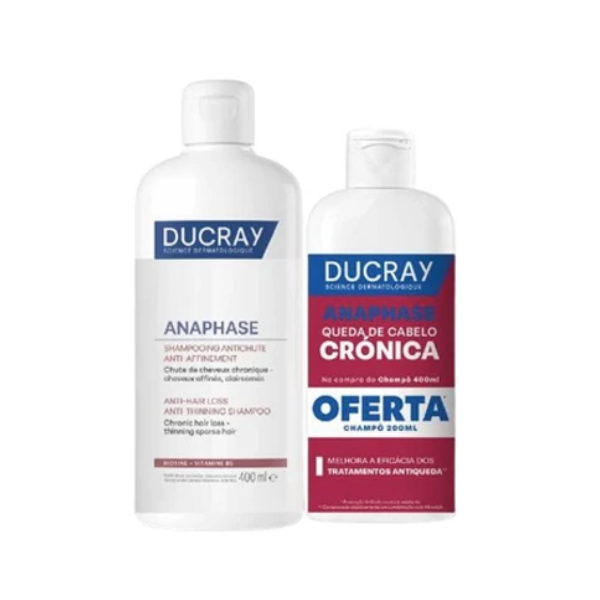 Ducray Pack Anaphase Champô Antiqueda Ancoragem 400ml + OFERTA 200ml