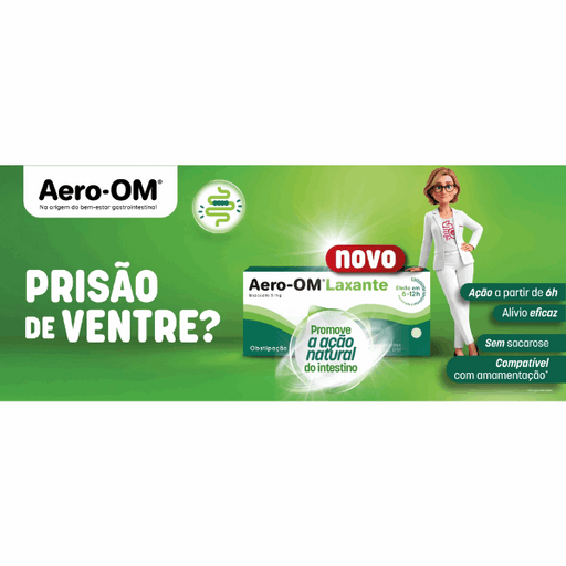 Aero-OM Laxante Bisacodilo 5mg 40cp.