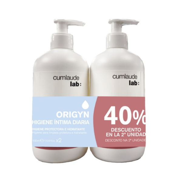 Cumlaude Origyn Higiene Íntima Diária Pack Duplo 2x500ml -40% 2ª Unid.