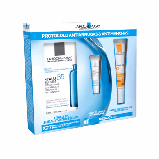 La Roche Posay Coffret Protocolo Antirrugas Antimanchas Hyalu B5 Suractivated + OFERTA Minis