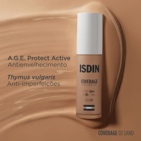 Isdin Coverage Base Maquilhagem c/Proteção Solar FPS50+ 30g