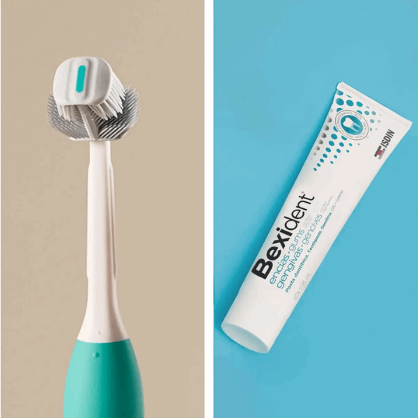 Bexident Balene Escova Dentes Elétrica Duotech Sonic Aqua Marinho