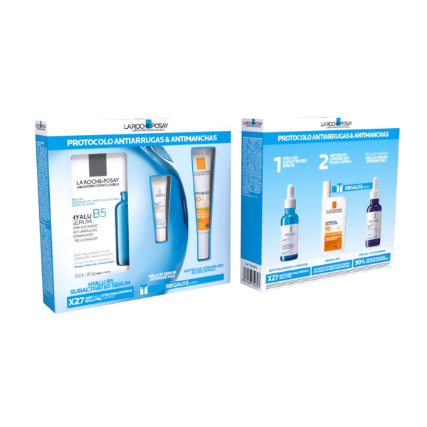 La Roche Posay Coffret Protocolo Antirrugas Antimanchas Hyalu B5 Suractivated + OFERTA Minis