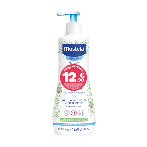 Mustela Gel Lavant Doux Limpeza Suave Bebé 500ml Preço Especial
