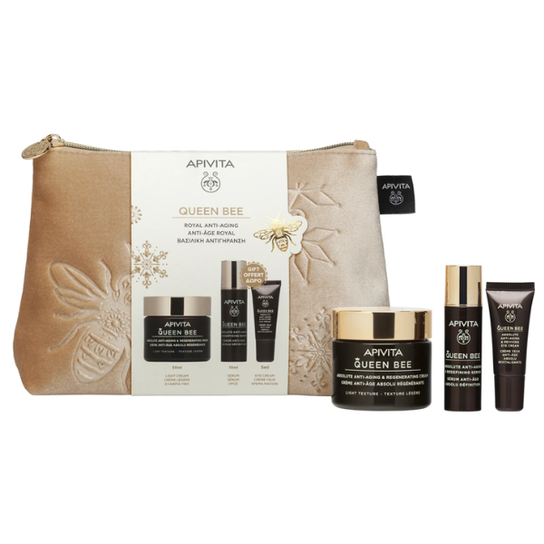 Apivita Queen Bee Coffret Anti-Idade Envelhecimento (c/Creme Ligeiro)