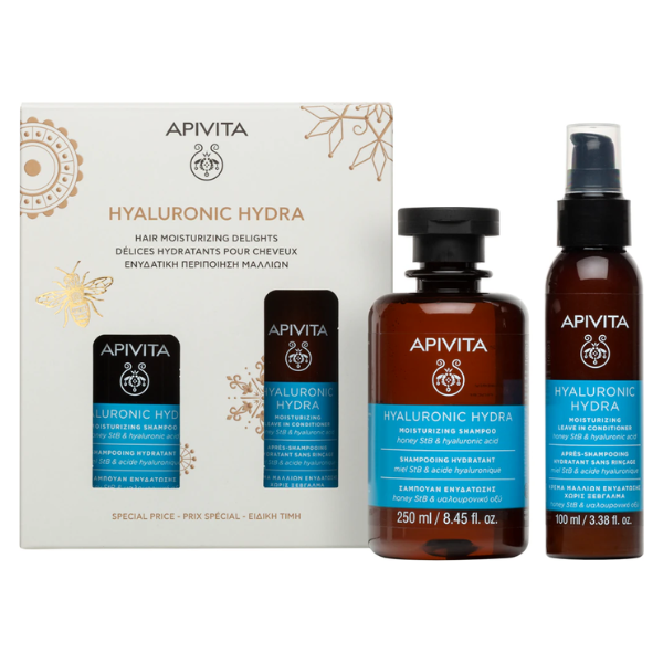 Apivita Hyaluronic Hydra Coffret Cabelo Hidratação & Brilho