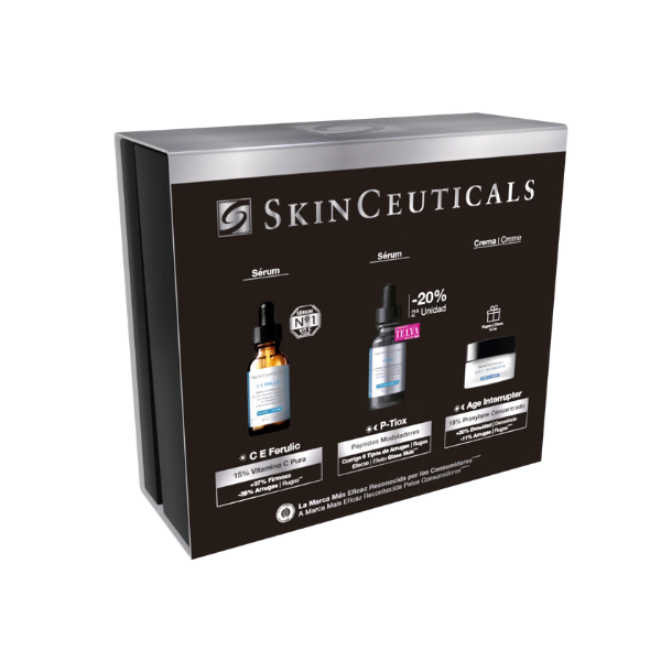 SkinCeuticals Coffret Rugas & Luminosidade C E Ferulic + P-Tiox (Oferta Age Interrupter 15ml)