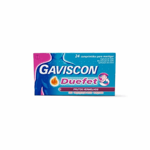 Gaviscon Duefet Frutos Vermelhos Azia Indigestão Comprimidos x24