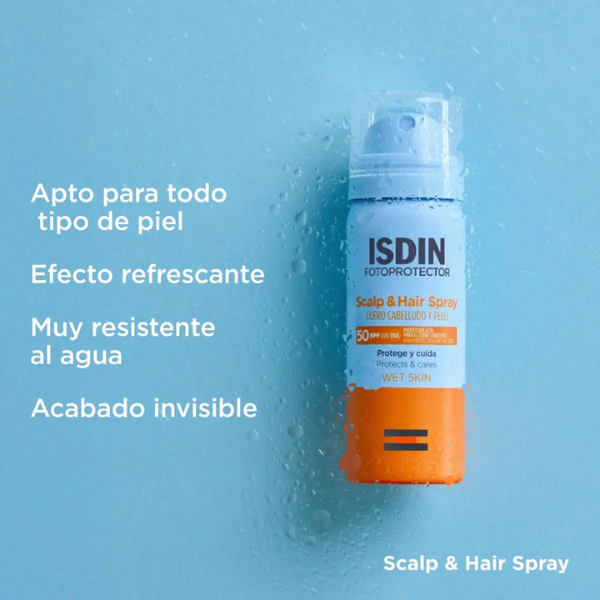 Isdin Fotoprotetor Scalp&Hair Spray Solar Couro Cabeludo e Cabelo FPS50 30ml