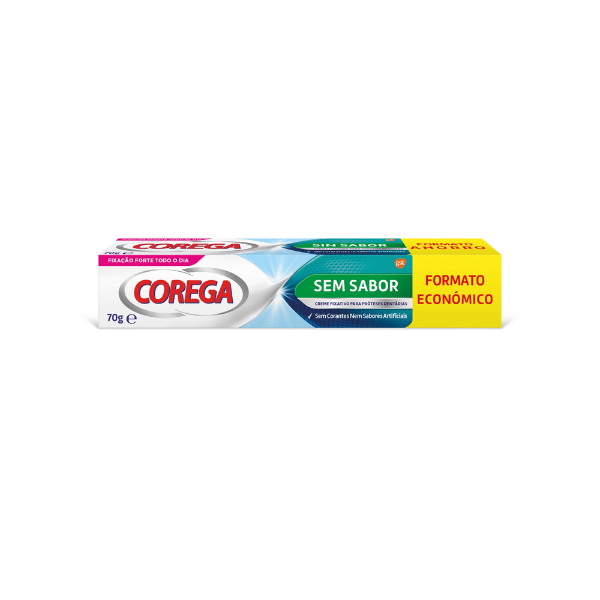 Corega Sem Sabor Creme Fixador Próteses Dentárias