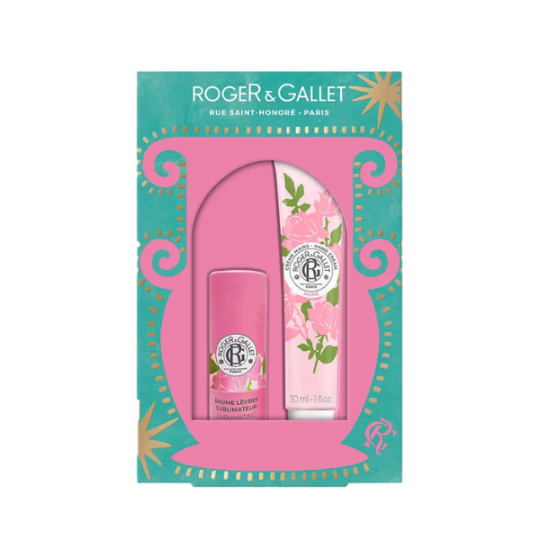 Roger&Gallet Coffret Rose Bálsamo Labial 3,5gr. + Creme Mãos 30ml