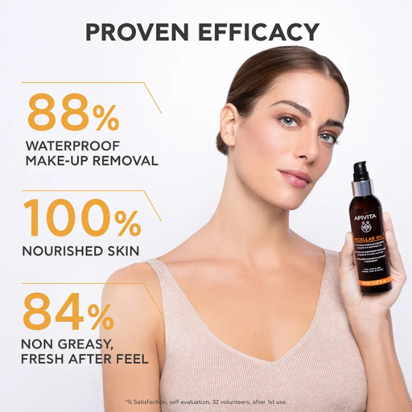 Apivita Óleo Leite Micelar Limpeza Rosto & Olhos 150ml