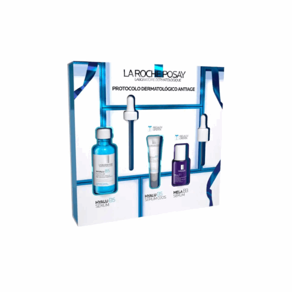 La Roche Posay Coffret Protocolo Anti-Idade Hyalu B5 Sérum+ Oferta Minis Olhos e Mela B3