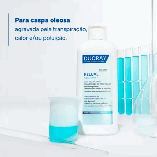 Ducray Kelual Squanorm Refresh Champô Anticaspa Refrescante 400ml