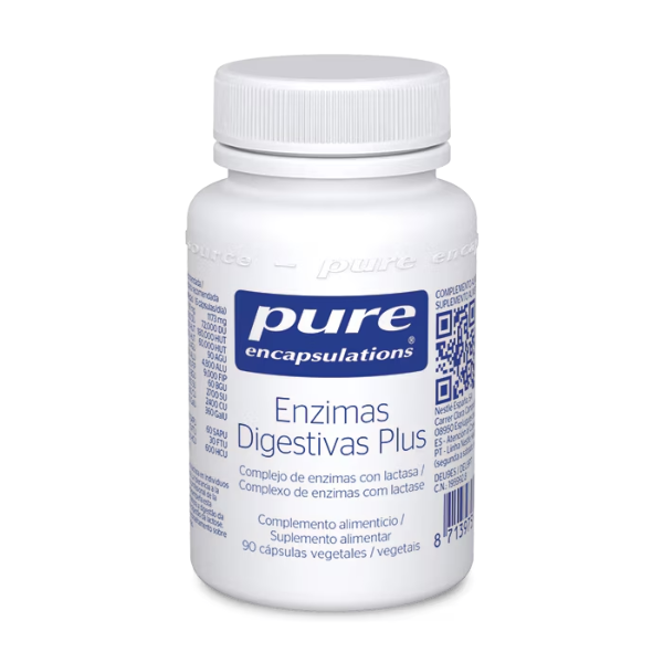 Pure Encapsulations Enzimas Digestivas Plus Digestões Difíceis 90cp.