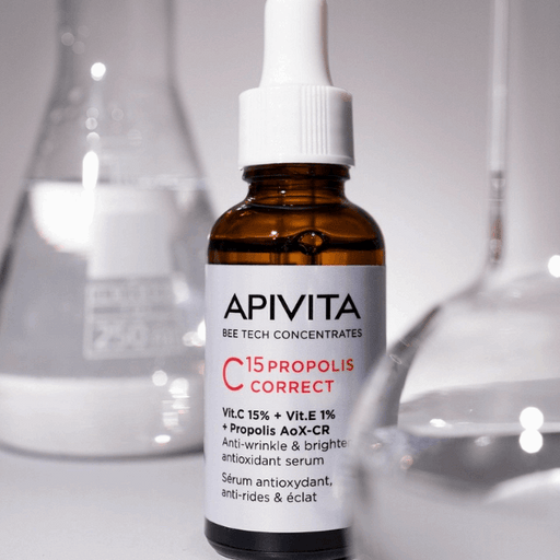 Apivita Bee Tech C15 Sérum Corretor Antirrugas Própolis 30ml