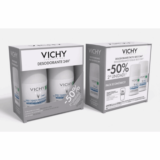 Vichy Desodorizante Toque Seco 24h Pack Duplo - 50% Desc. 2ª Unid.