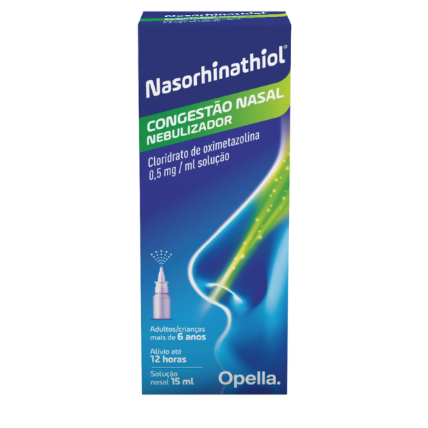 Nebulizador de nasorrinatiol al 0,05 % 15 ml