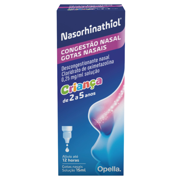 Gotas nasales de nasorrinatiol al 0,025 % (15 ml)