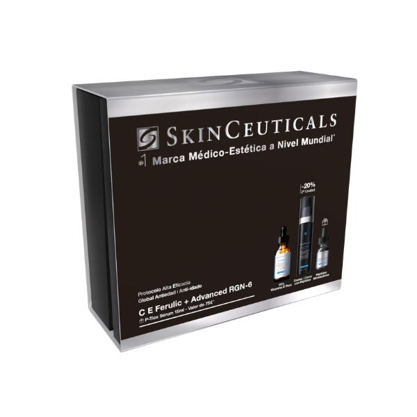 SkinCeuticals Coffret Anti-Envelhecimento C E Ferulic + Advanced RGN-6 (Oferta P-Tiox Sérum 15ml)
