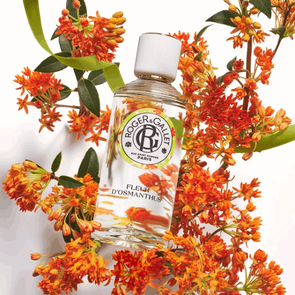 Roger&Gallet Fleur d'Osmanthus Água Perfumada Bem-Estar Damasco