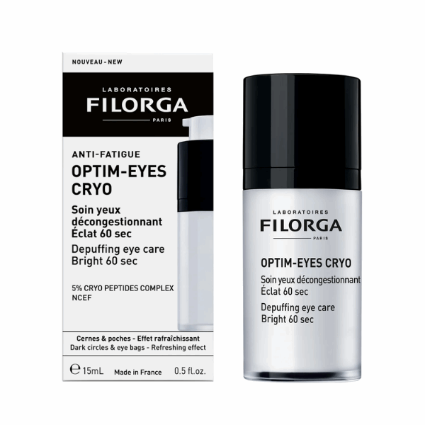 Filorga Optim-Eyes Cryo Cuidado Olhos Inchaço Olheiras 60 Segundos 15ml