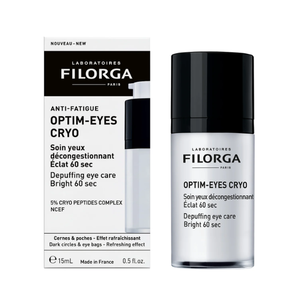 Filorga Optim-Eyes Cryo Cuidado Olhos Inchaço Olheiras 60 Segundos 15ml