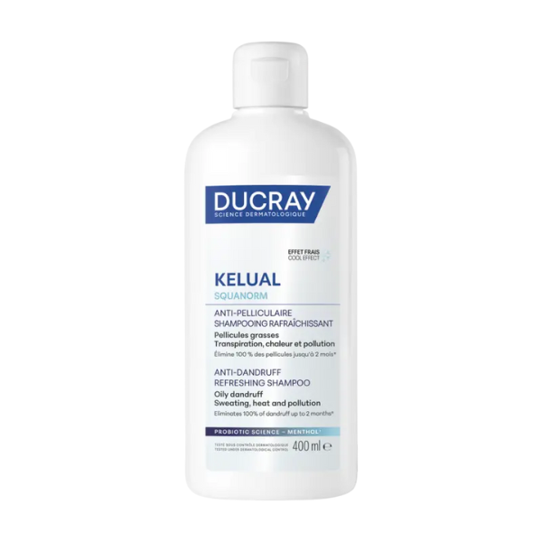 Ducray Kelual Squanorm Refresh Champô Anticaspa Refrescante 400ml