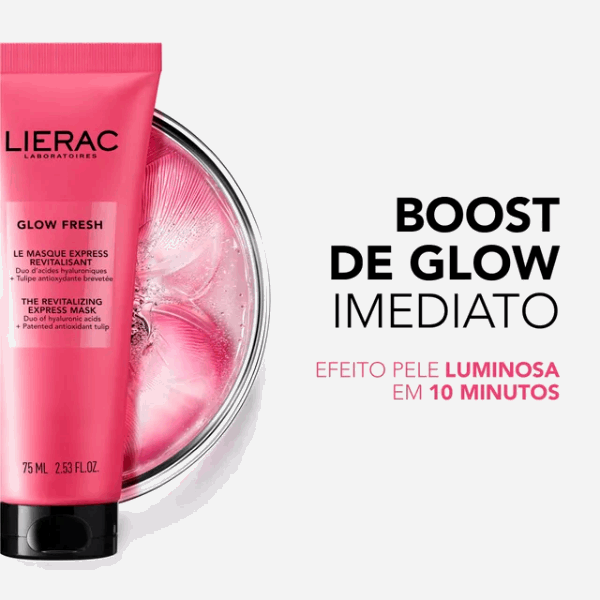 Lierac Glow Fresh A Máscara Revitalizante Express 75ml