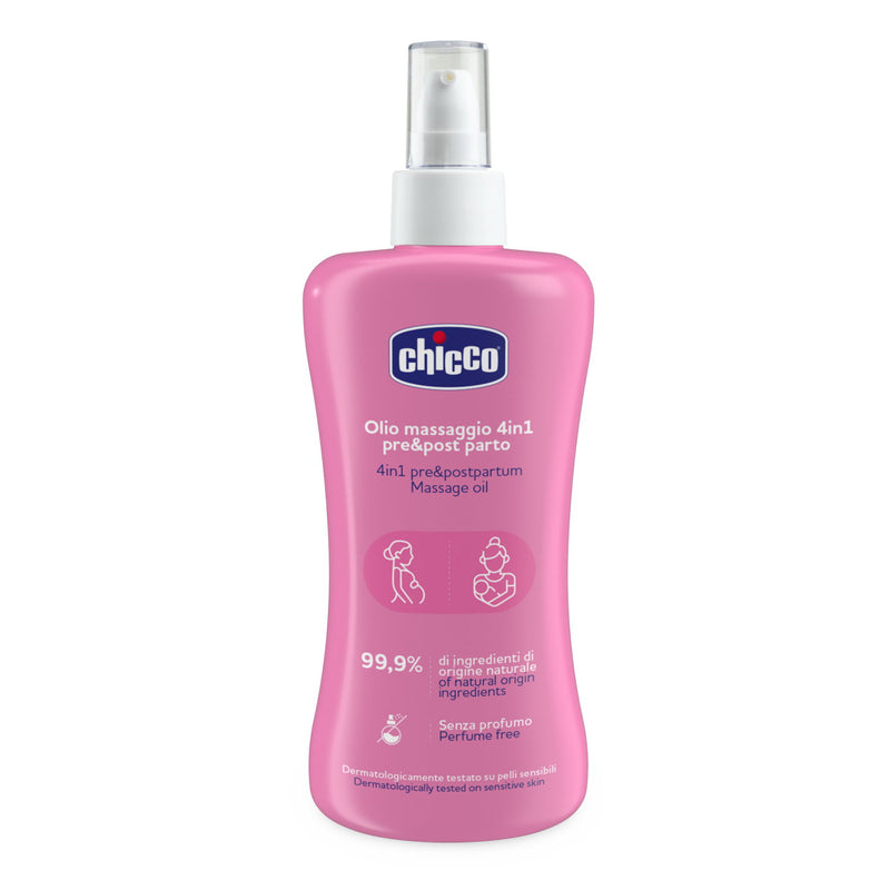 Chicco Óleo Massagem Pré e Pós-Parto 4em1 200ml