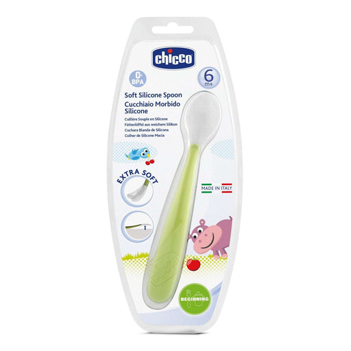 Chicco Colher Macia SIlicone 6M+