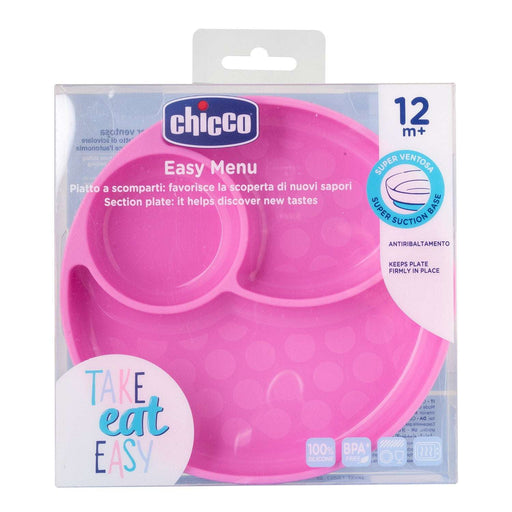 Chicco Prato Silicone c/Ventosa e Divisórias 12M+