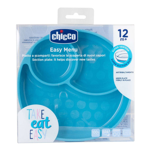 Chicco Prato Silicone c/Ventosa e Divisórias 12M+