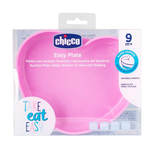 Chicco Prato Silicone Heart c/Ventosa 9M+