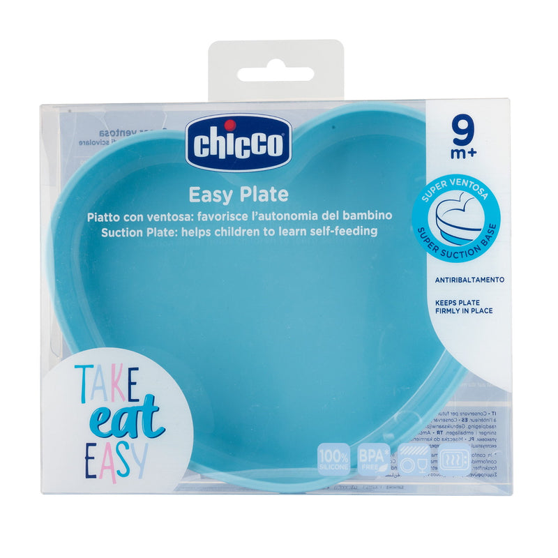 Chicco Prato Silicone Heart c/Ventosa 9M+