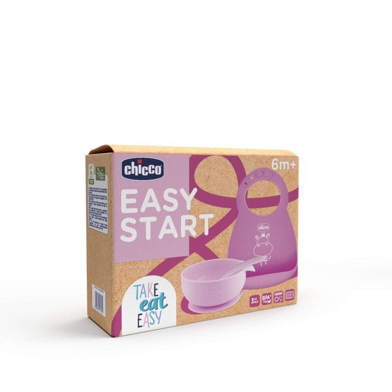 Chicco Easy Start Conjunto Papa Silicone 6M+