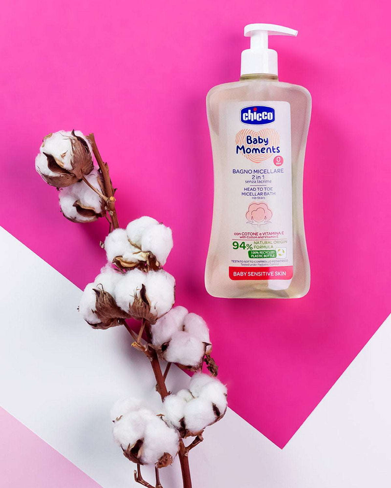 Chicco Gel Banho Micelar Pele Sensível 500ml Baby Moments 0M+