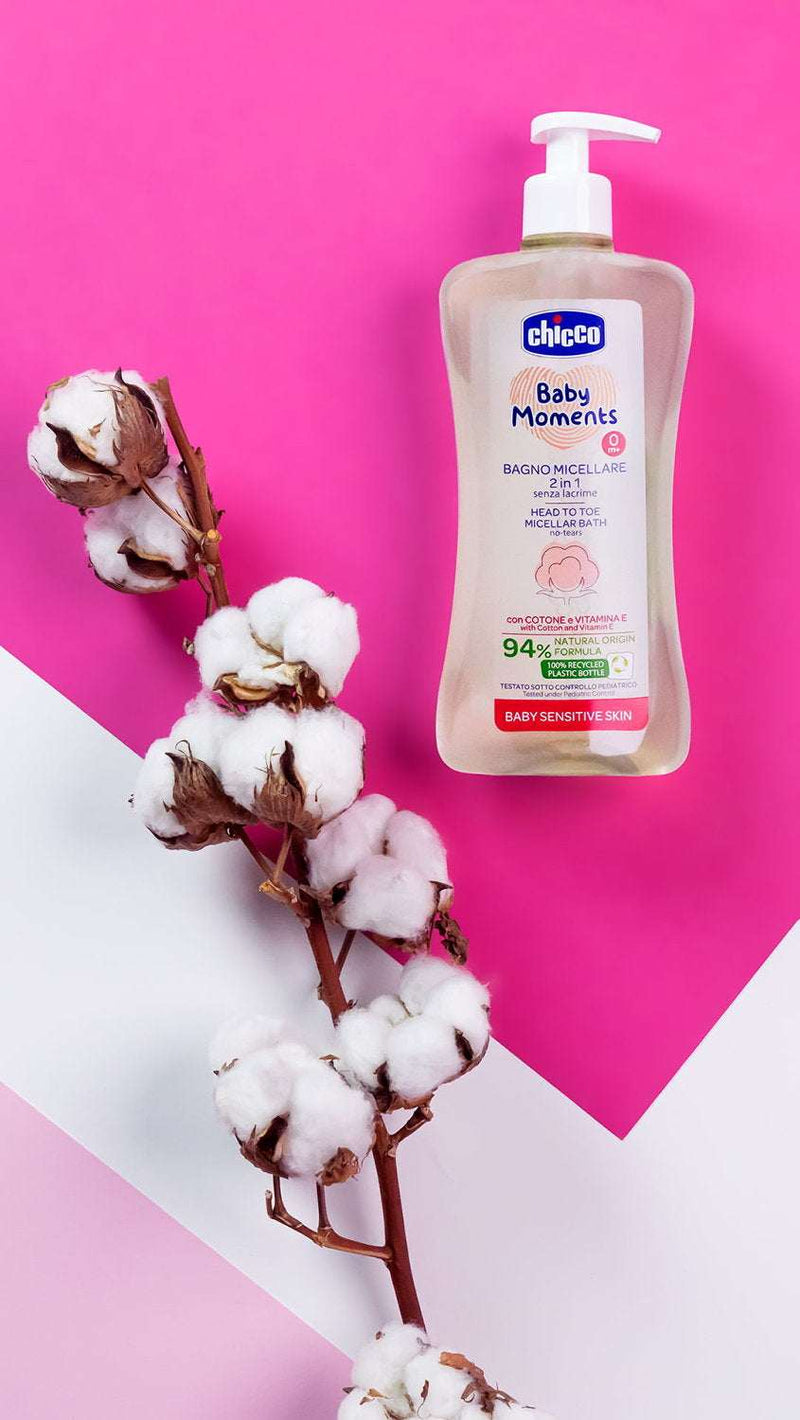 Chicco Gel Banho Micelar Pele Sensível 500ml Baby Moments 0M+