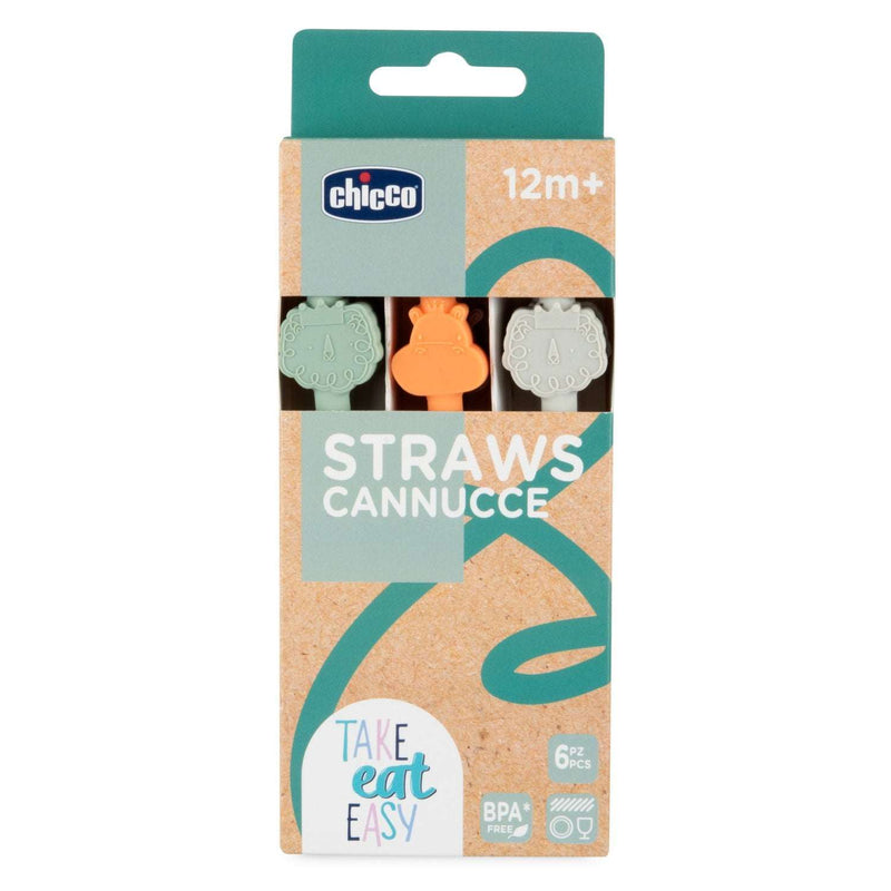 Chicco Palhinhas Silicone 6un. 12M+