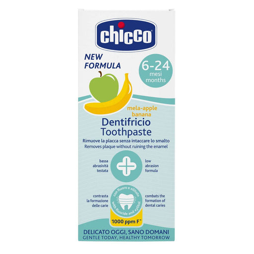 Chicco Pasta Dentes Maçã Banana c/Flúor 6M+