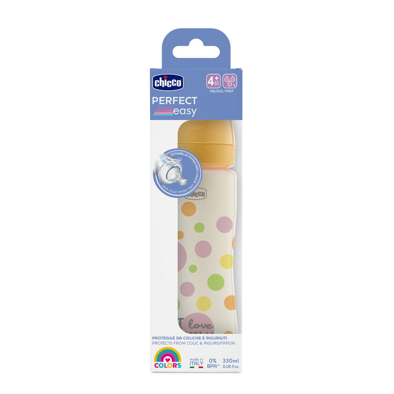 Chicco Biberão Perfect Easy 4M+ 330ml Fluxo Rápido