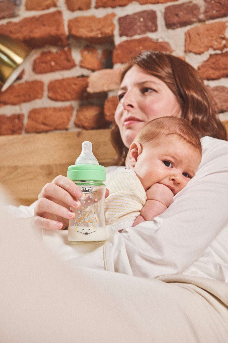 Chicco Biberão Vidro Perfect Easy 0M+ Fluxo Lento