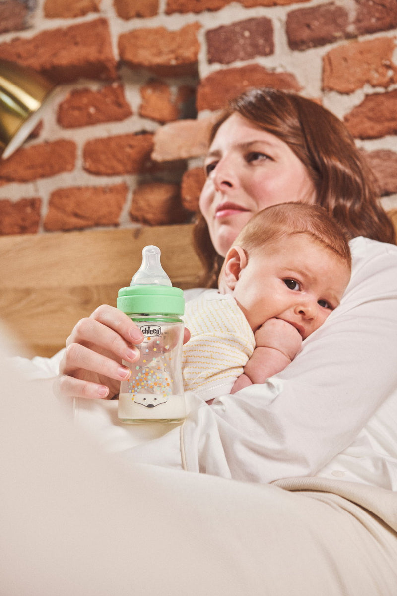 Chicco Biberão Vidro Perfect Easy 0M+ Fluxo Lento