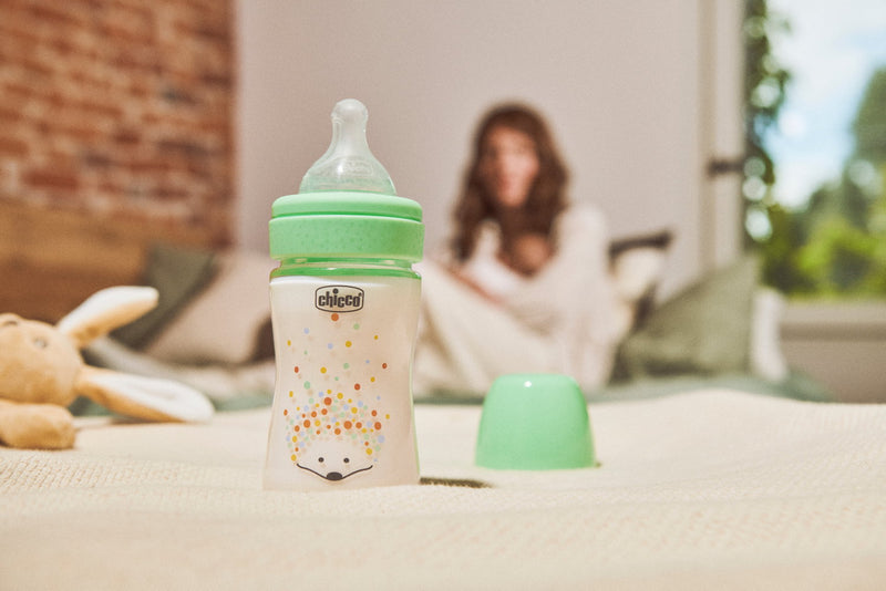 Chicco Biberão Vidro Perfect Easy 0M+ Fluxo Lento