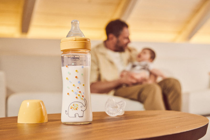 Chicco Biberão Vidro Perfect Easy 0M+ Fluxo Lento