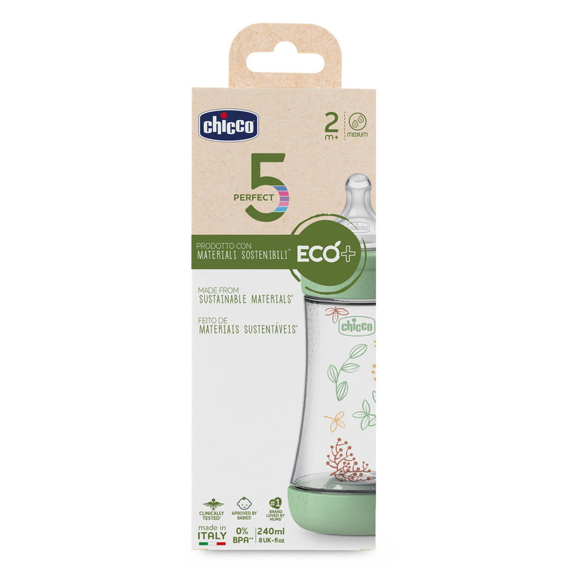 Chicco Biberão Perfect5 Easy ECO+ 2M+ 240ml Fluxo Médio