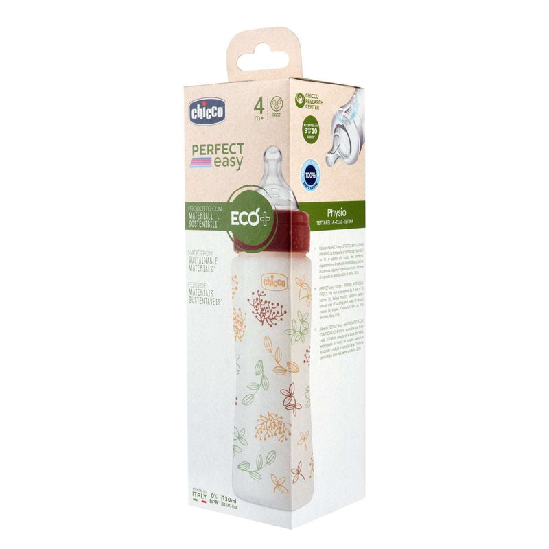 Chicco Biberão Perfect5 Easy ECO+ 4M+ 330ml Fluxo Rápido