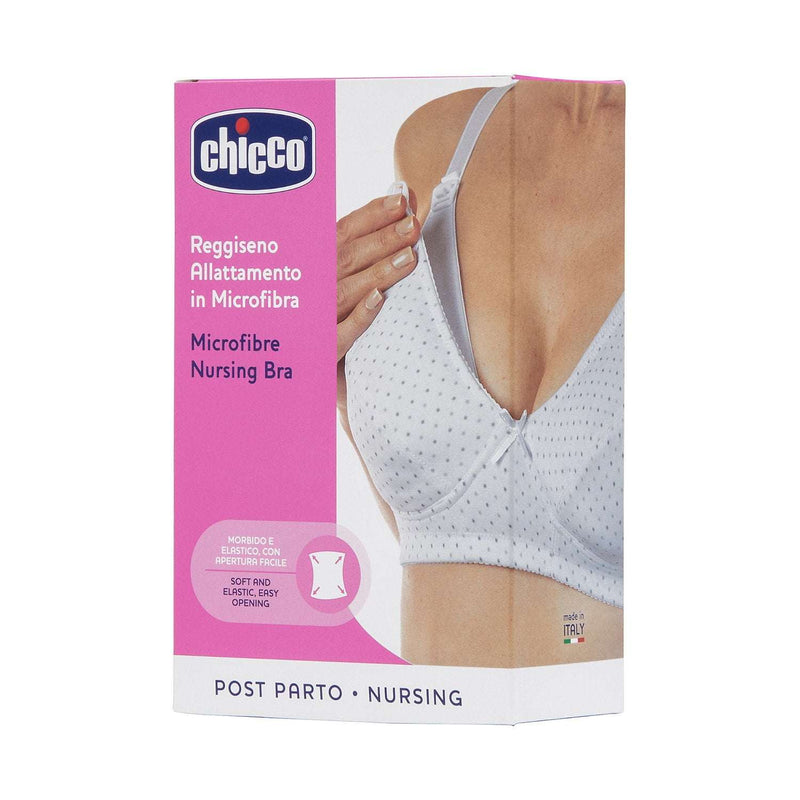 Chicco Soutien Aleitamento Amamentação Microfibra Branco 0M+